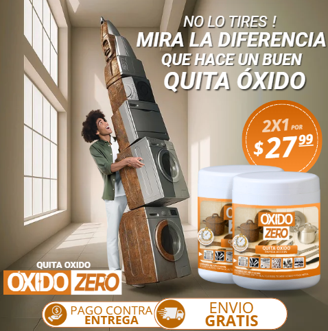 Combo Quita Oxido 2x1